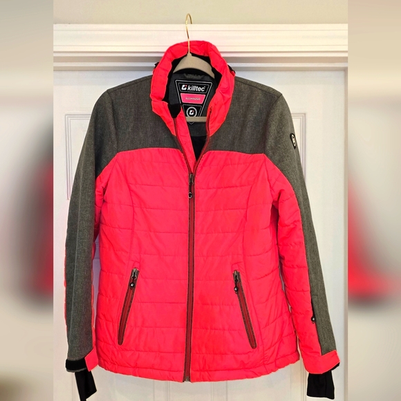 Killtec Women's Coral and Gray Ski Jacket - Picture 1 of 5